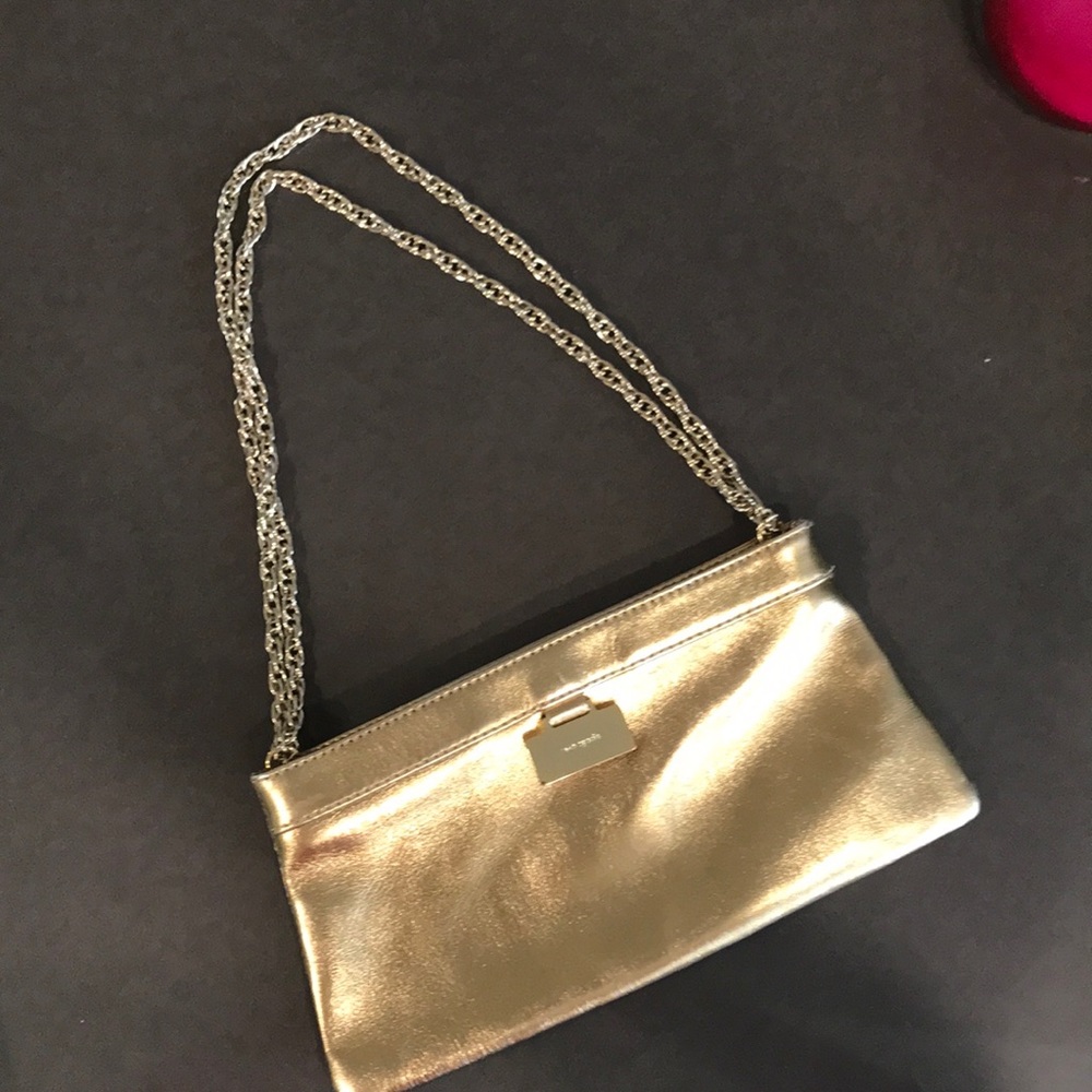 Kate Spade Gold bag on gold chain